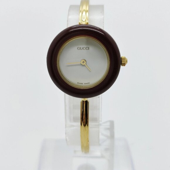 Gucci Watch 11/12.2 25mm Women's Whites X Gold 400-073025 - Picture 1 of 9